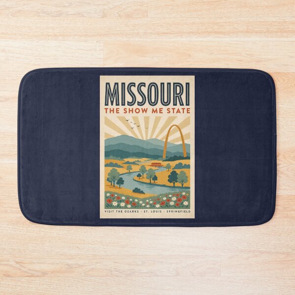Item preview, Missouri Gateway Arch Illustration Travel Art Vintage designed and sold by KrisSidDesigns.