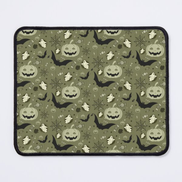 Item preview, Halloween in a moody olive palette with elegant cream and black accents designed and sold by StefanStudioArt.