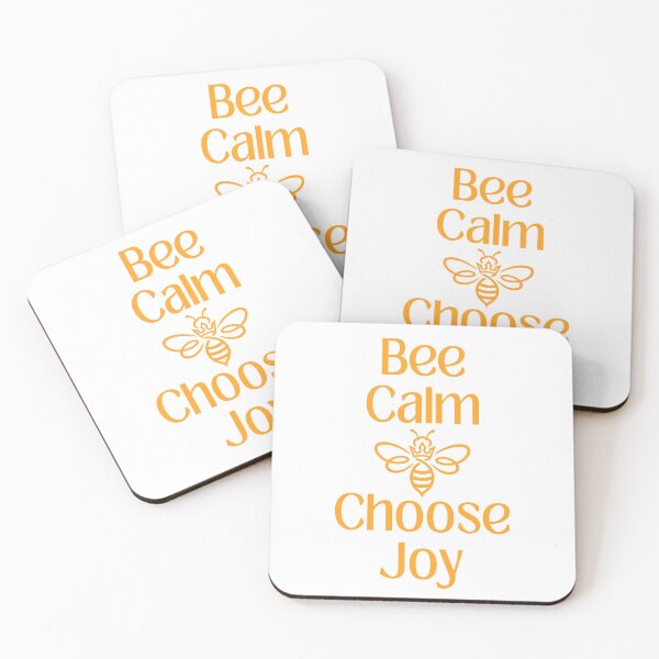 Item preview, Bee Calm Choose Joy-Orange designed and sold by CraftyBrandyBoutique.