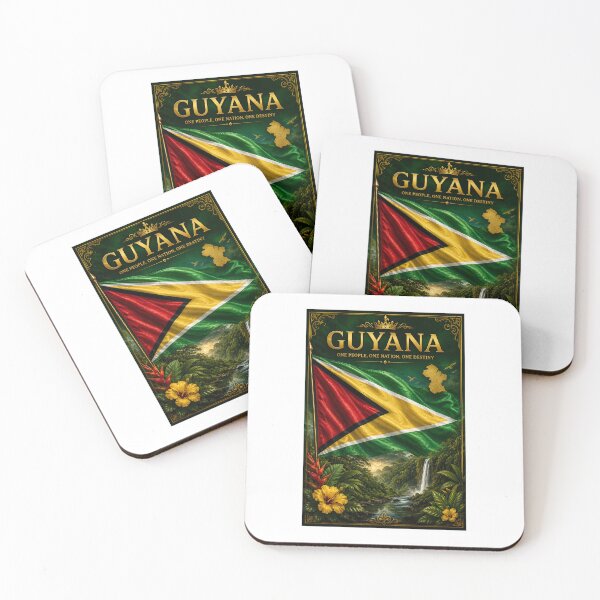 Item preview, Guyana Golden Arrowhead – Guyanese Pride & Heritage  designed and sold by     Crowned Canvas Studio ⭐ .