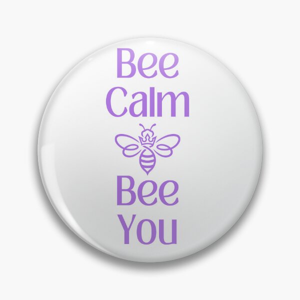 Item preview, Bee Calm Bee You - Lavender  designed and sold by CraftyBrandyBoutique.
