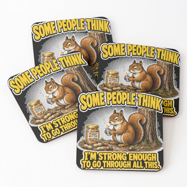 Item preview, Some People Think I'm Strong Enough Squirrel designed and sold by TshirtsOnline-.