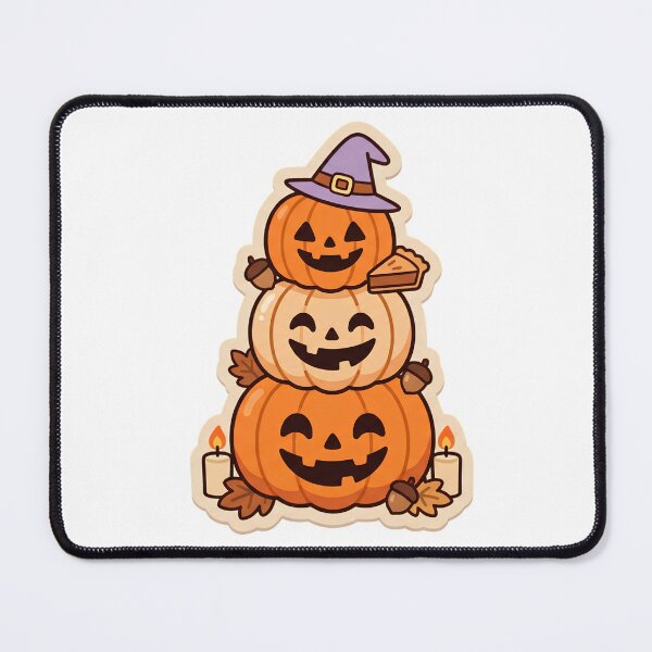 Item preview, Cute Stacked Pumpkin Jack O Lantern Halloween designed and sold by abdelski.