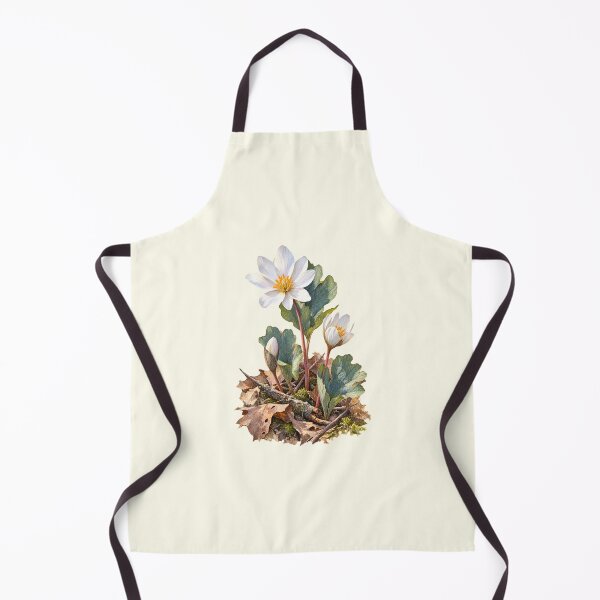 Item preview, Bloodroot | Native Woodland Spring Wildflower Art designed and sold by SusanSweetArt.