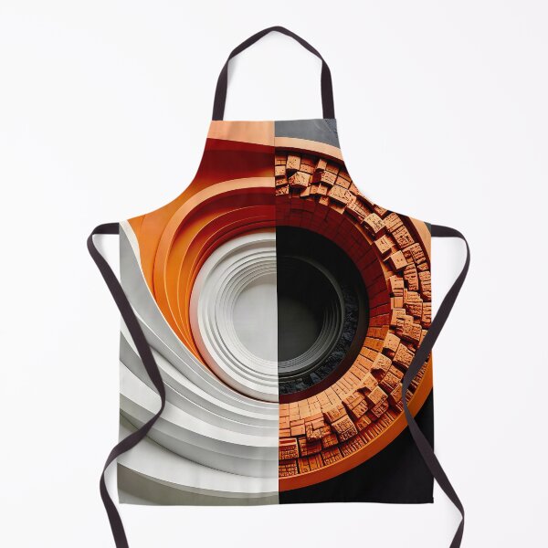 Item preview, Terracotta Clay and Slate Geometric Spiral designed and sold by Vicky Brago-Mitchell®.