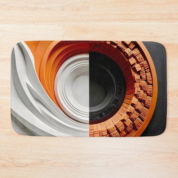 Item preview, Terracotta Clay and Slate Geometric Spiral designed and sold by Vicky Brago-Mitchell®.