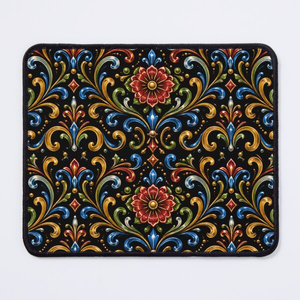 Item preview, Pattern of Flowers and Scrolls – Argentine Port Art designed and sold by Esencia Argentina.