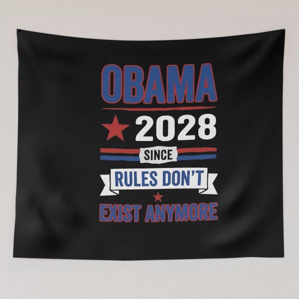 Item preview, Copy of  Obama 2028 Since Rules Don't Exist Anymore Political Election Humor  designed and sold by w66aboo.