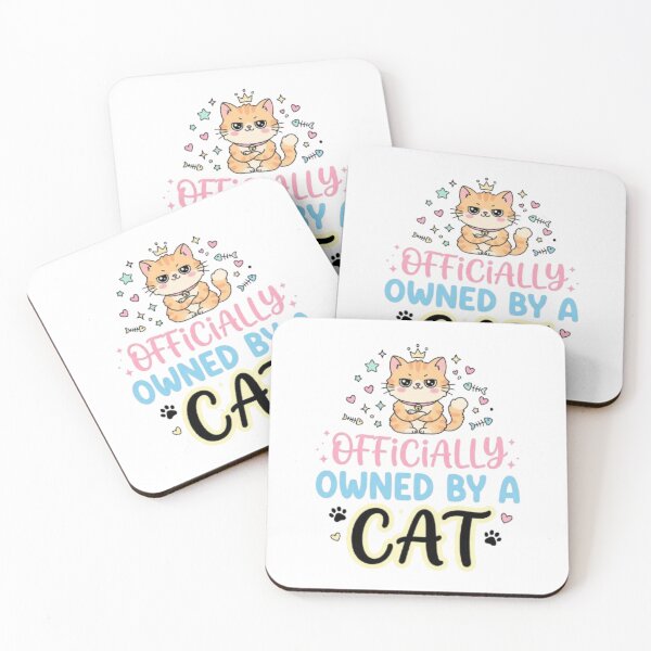 Item preview, Officially Owned By A Cat - Sassy Kitten Quote designed and sold by PrintforDesign.
