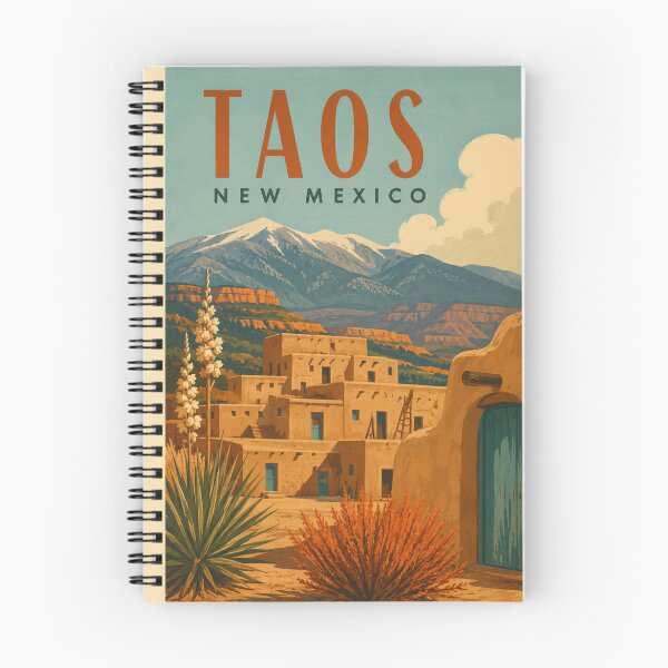 Item preview, Taos New Mexico Vintage Travel Poster  designed and sold by Eclipse 3699.