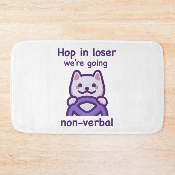 Item preview, Nonverbal Communication Support Aesthetic Minimalist Typography Design | ⭐⭐⭐⭐⭐ designed and sold by kidgoback.