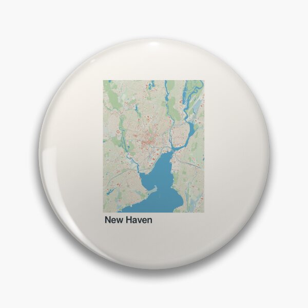 Item preview, New Haven Minimalistic Map Art designed and sold by MapsNerd.