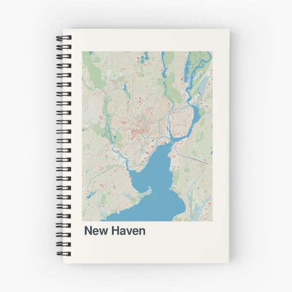 Item preview, New Haven Minimalistic Map Art designed and sold by MapsNerd.