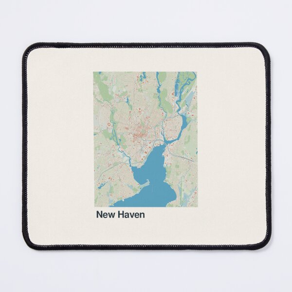 Item preview, New Haven Minimalistic Map Art designed and sold by MapsNerd.