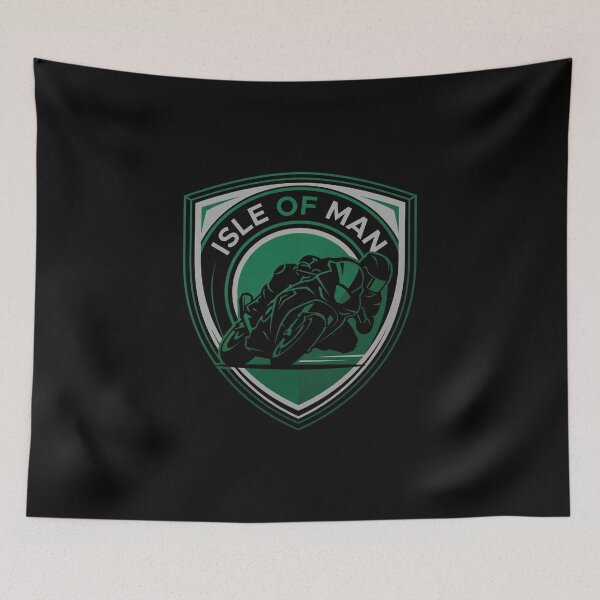 Item preview, Isle of Man TT Green Racing Shield Superbike Rider designed and sold by KiwiRider.