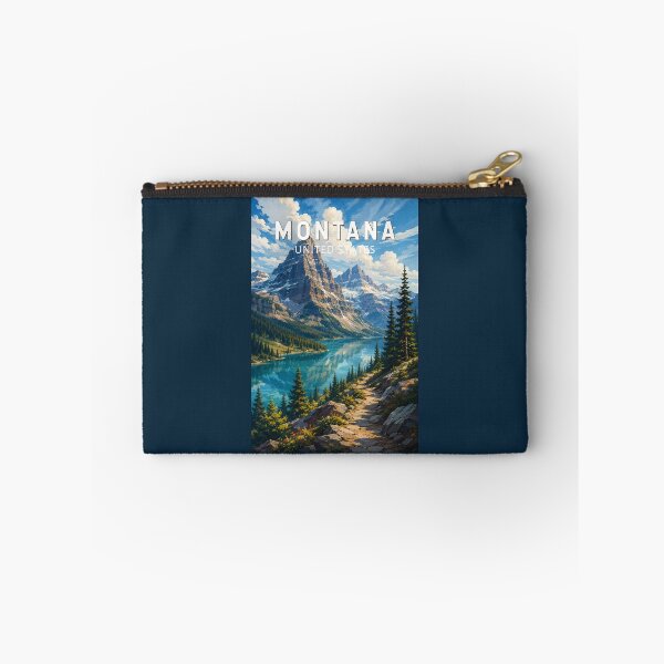 Item preview, Montana Illustration Travel Art Vintage designed and sold by KrisSidDesigns.