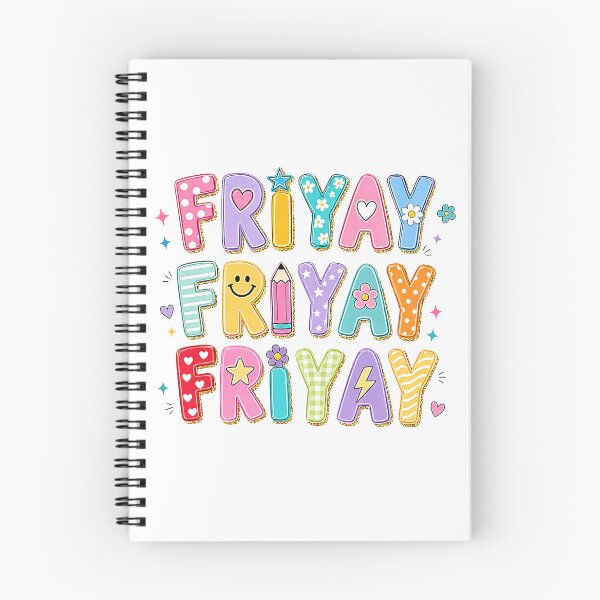 Item preview, Happy Fri-Yay Colorful Teacher Friday Retro Design designed and sold by PalleteCreation.