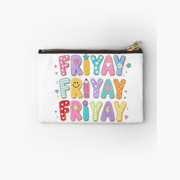 Item preview, Happy Fri-Yay Colorful Teacher Friday Retro Design designed and sold by PalleteCreation.