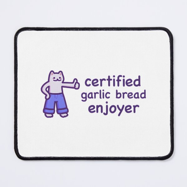Item preview, Certified Garlic Bread Enthusiast - Humorous Foodie Apparel | ⭐⭐⭐⭐⭐ Best Seller designed and sold by kidgoback.