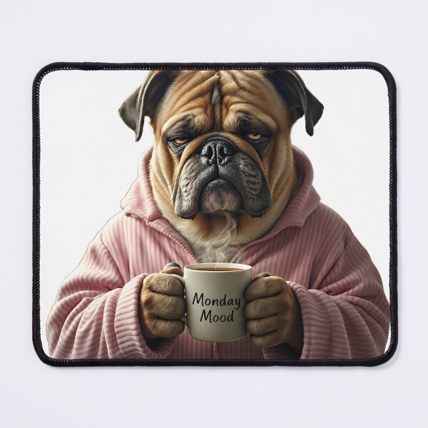 Item preview, Monday Mood - Sleepy Bulldog designed and sold by ZykeArt.