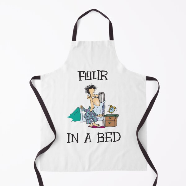 Item preview, Four In A Bed Cartoon II (on White) designed and sold by PawsitiveMum3.