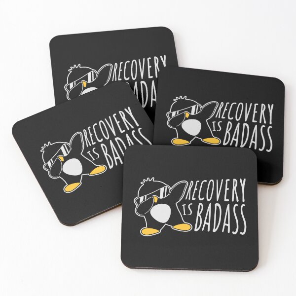 Item preview, Penguin Recovery Is Badass Strong Sunglasses Dab Dance designed and sold by shirt-o-mat.