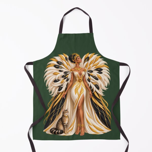 Item preview, Freya Norse Goddess of Love Magic and War with Cat designed and sold by MythicMood.