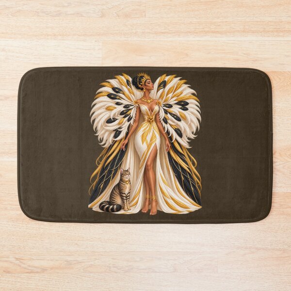 Item preview, Freya Norse Goddess of Love Magic and War with Cat designed and sold by MythicMood.