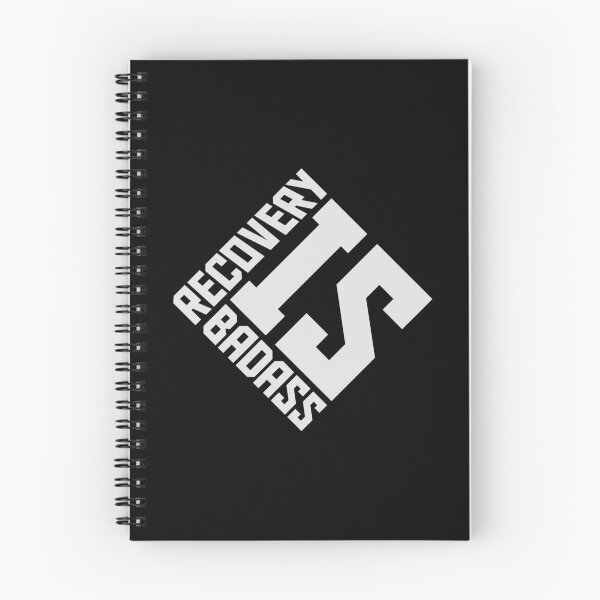 Item preview, Recovery Is Badass Strong Recovery Motivation Logo designed and sold by shirt-o-mat.