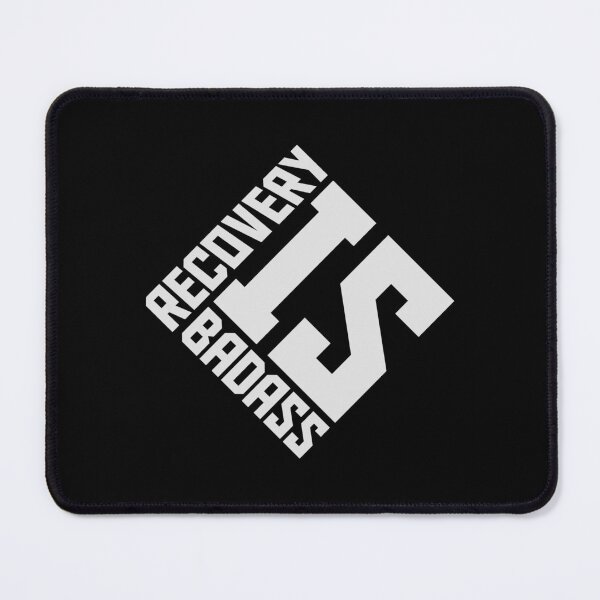 Item preview, Recovery Is Badass Strong Recovery Motivation Logo designed and sold by shirt-o-mat.