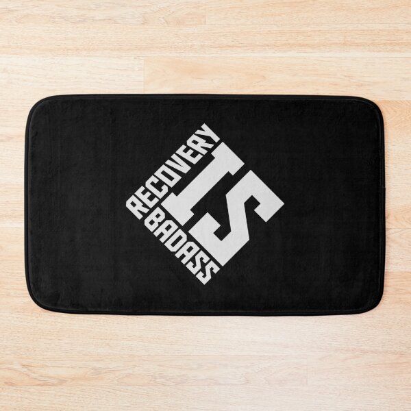 Item preview, Recovery Is Badass Strong Recovery Motivation Logo designed and sold by shirt-o-mat.