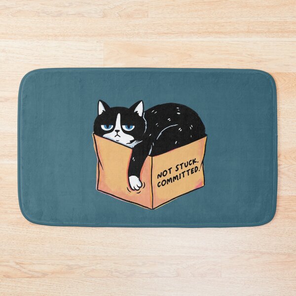 Item preview, Funny Tuxedo Cat Retro Comic In Box For Sarcastic Pet Lovers designed and sold by roarsomethings.