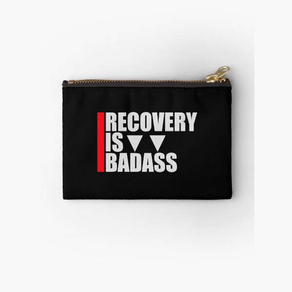 Item preview, Recovery Is Badass Strong Recovery Motivation Logo designed and sold by shirt-o-mat.