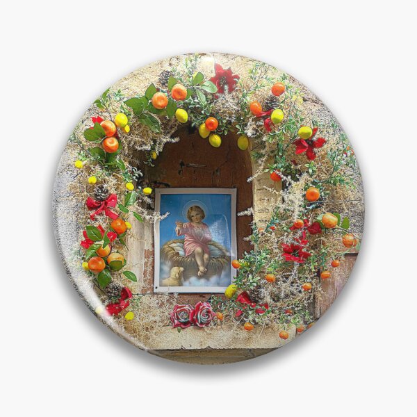 Item preview, Street shrine with the infant Jesus, Catania, Sicily designed and sold by Roadlight Photography .