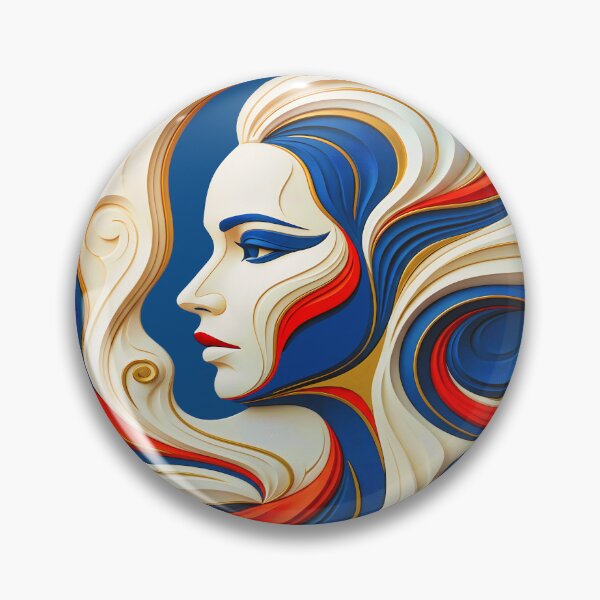Item preview, Elegant Surreal Facial Silhouette Of Jennifer Lawrence 1 designed and sold by DigitalandPhoto.