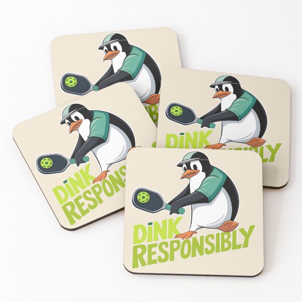 Item preview, Dink Responsibly Pickleball Funny Gifts For Pickleball Players designed and sold by SkymarArt.