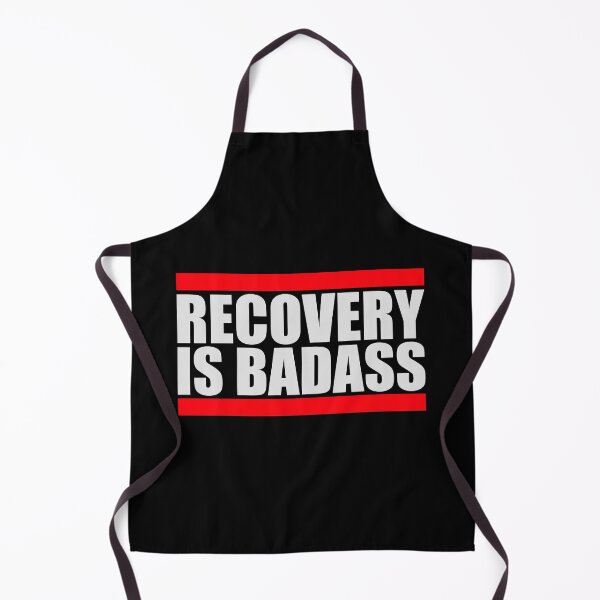 Item preview, Recovery Is Badass Strong Recovery Motivation Logo designed and sold by shirt-o-mat.