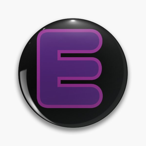 Item preview, Letter E Purple  Bubble Cute Letter designed and sold by aligchi.