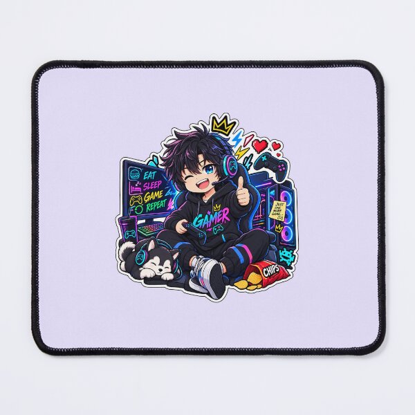 Item preview, Gaming Boy with Headphones designed and sold by RyvielStore.