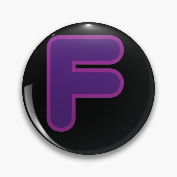Item preview, Letter F Purple  Bubble Cute Letter designed and sold by aligchi.
