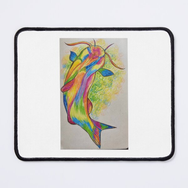 Item preview, Psychedelic Rainbow Catfish designed and sold by safarianu.