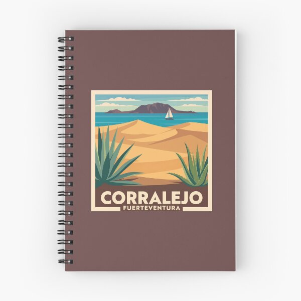 Item preview, Corralejo Fuerteventura Retro Travel Poster designed and sold by MavtM.