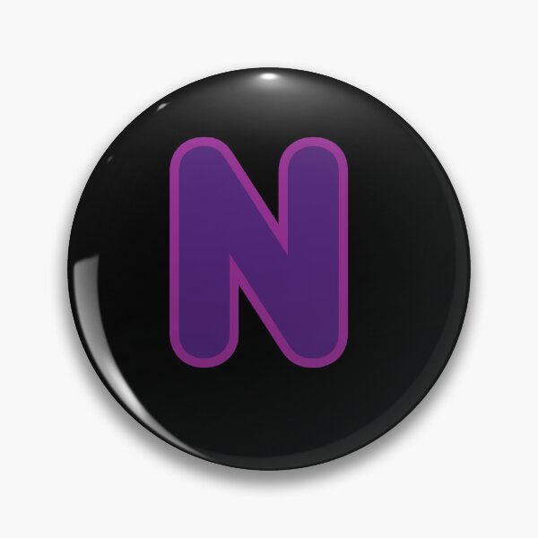 Item preview, Letter N Purple Bubble Cute Letter designed and sold by aligchi.