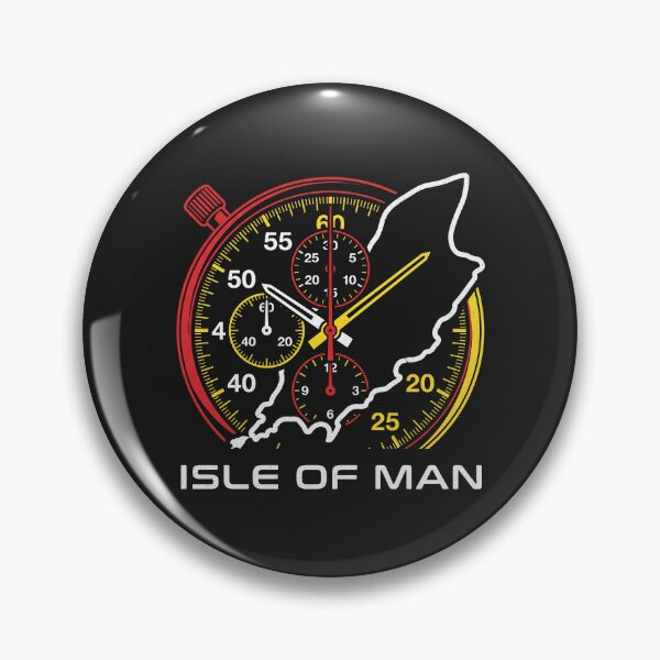 Item preview, Isle of Man TT Racing Chronograph Map Graphic designed and sold by KiwiRider.