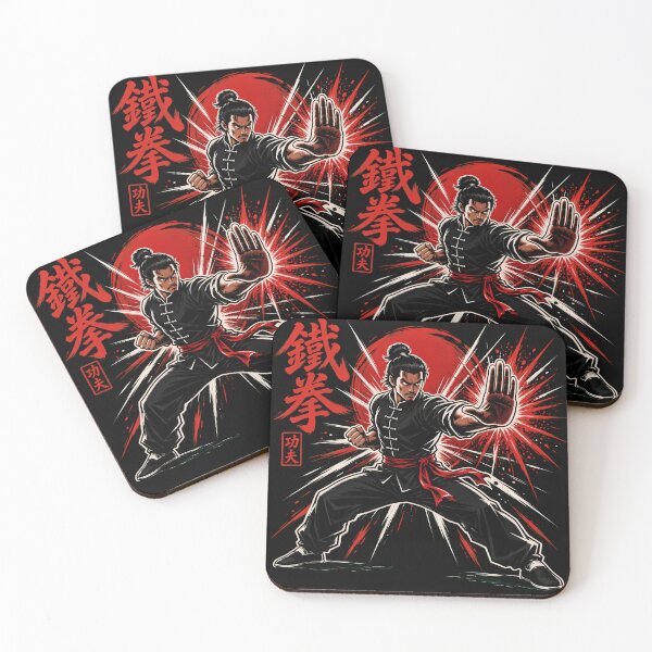 Item preview, Fierce Kung Fu Warrior Comic Energy Burst designed and sold by TshirtsOnline-.