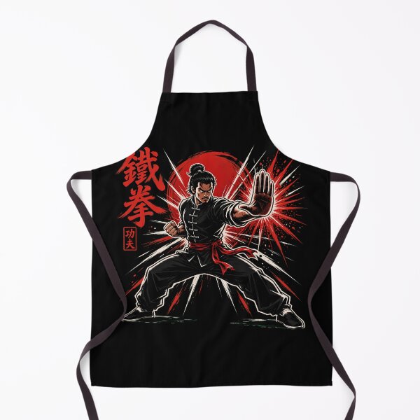 Item preview, Fierce Kung Fu Warrior Comic Energy Burst designed and sold by TshirtsOnline-.