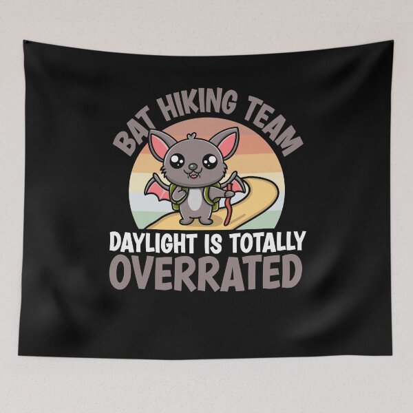 Item preview, Bat Hiking Team: Daylight Is Totally Overrated designed and sold by eternallygifted.