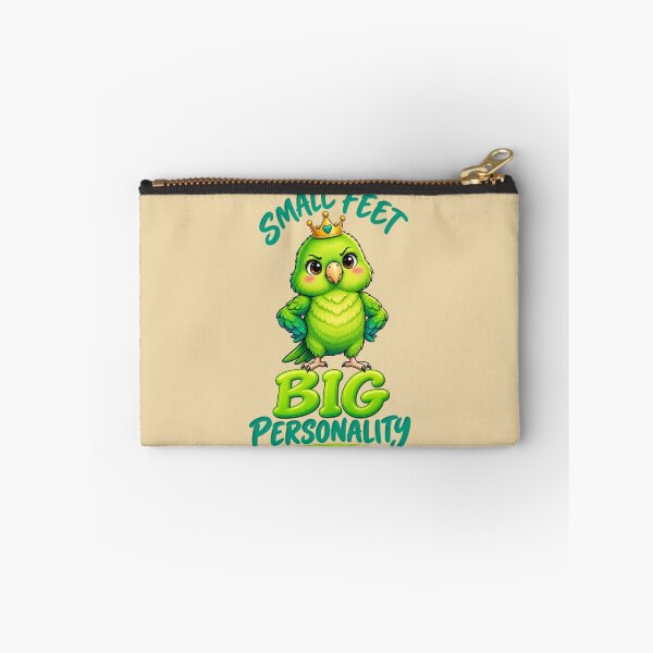 Item preview, Small Feet, Big Personality Cute Parrot Lover designed and sold by PunchDrop.