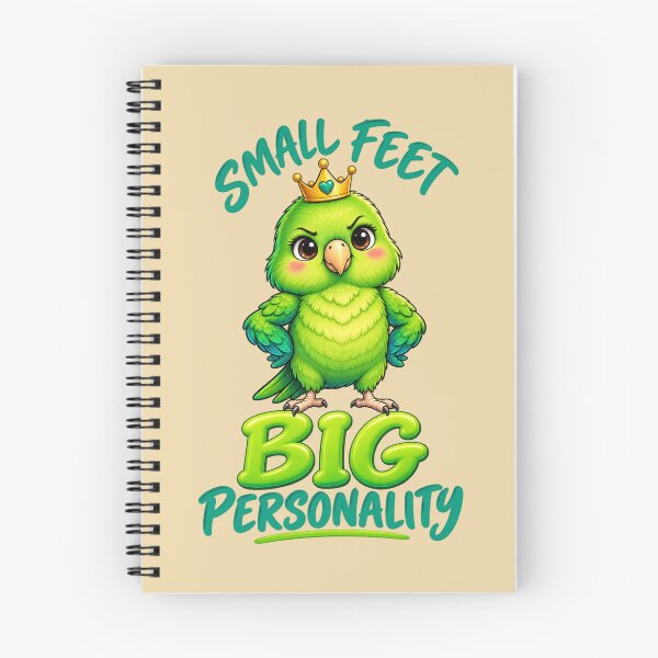 Item preview, Small Feet, Big Personality Cute Parrot Lover designed and sold by PunchDrop.