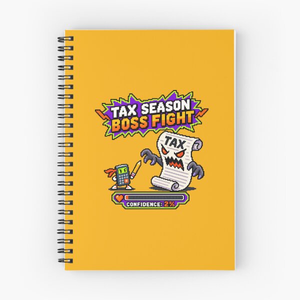 Item preview, TAX SEASON BOSS FIGHT designed and sold by BRIGHT BITS BOUTIQUE.